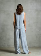 Livia | Conjunto palazzo de rayas