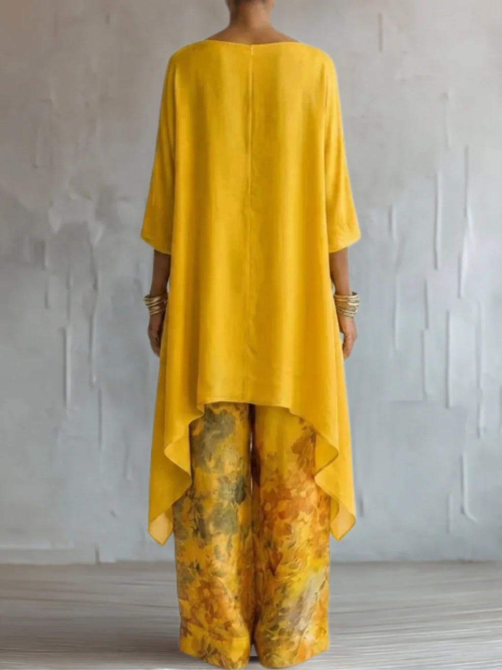 Ginevra | Conjunto fluido asimétrico floral