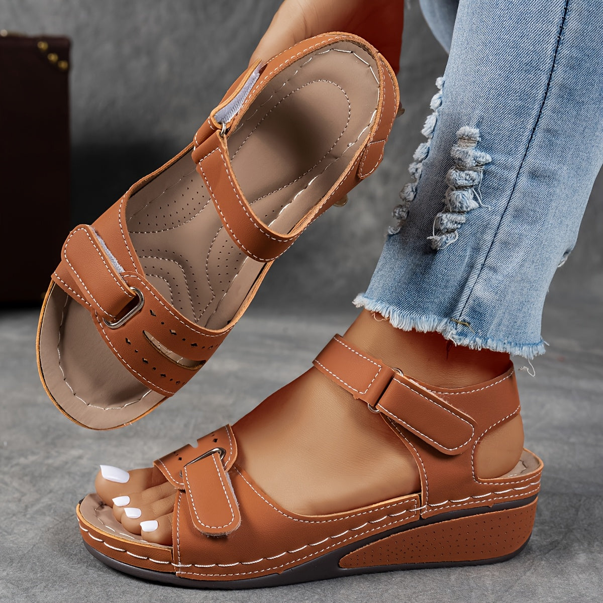 Laura™ – Sandalias Elegantes para Pies Sensibles