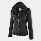 Flavia | Chaqueta de Cuero Robusta y Elegante