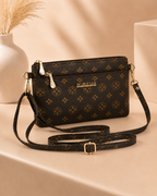 Bolso Bandolera Elegance con Detalles Dorados