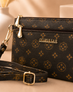 Bolso Bandolera Elegance con Detalles Dorados