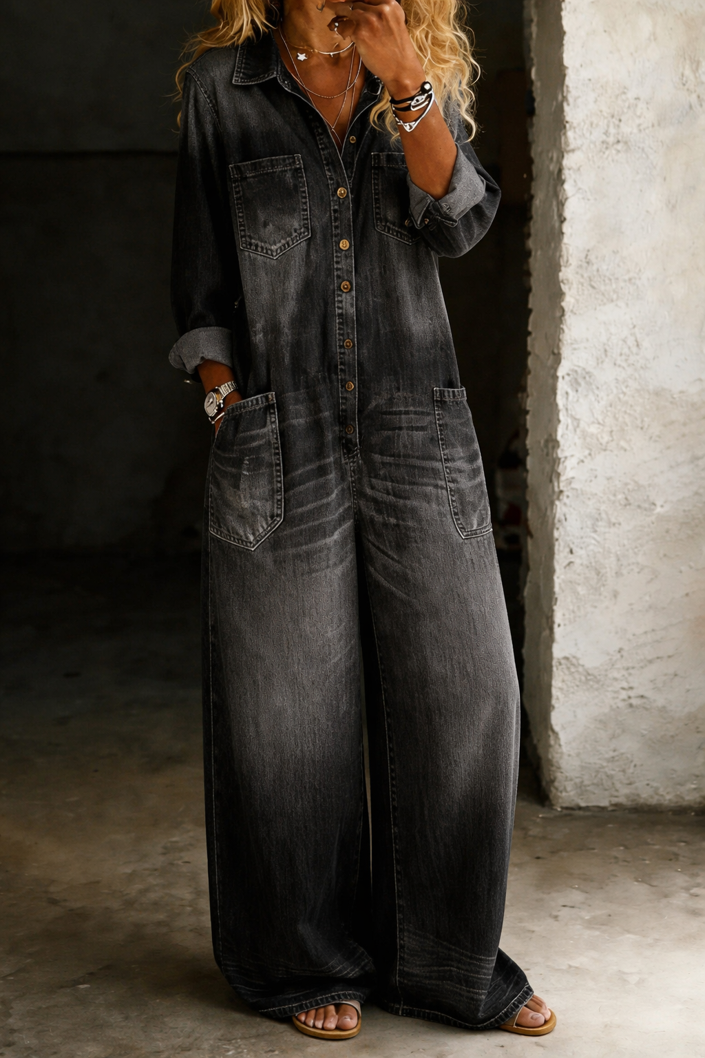 Lena | Cómoda salopette casual