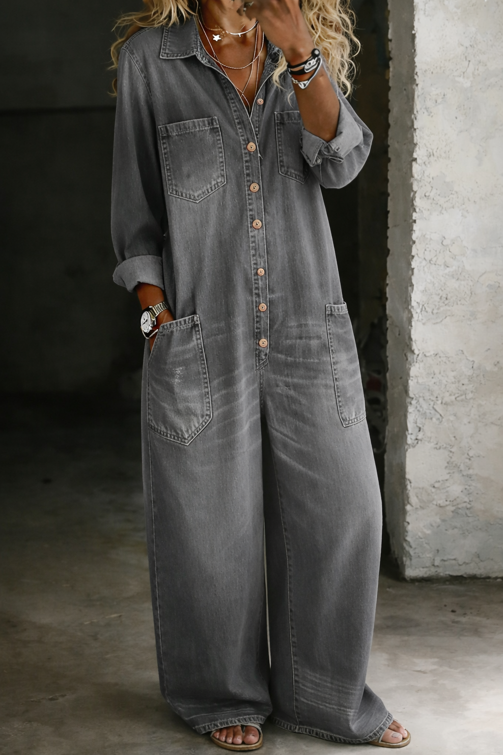 Lena | Cómoda salopette casual