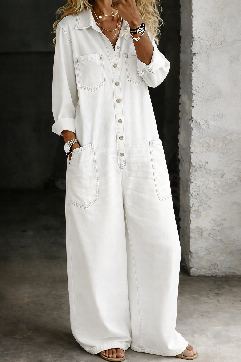 Lena | Cómoda salopette casual