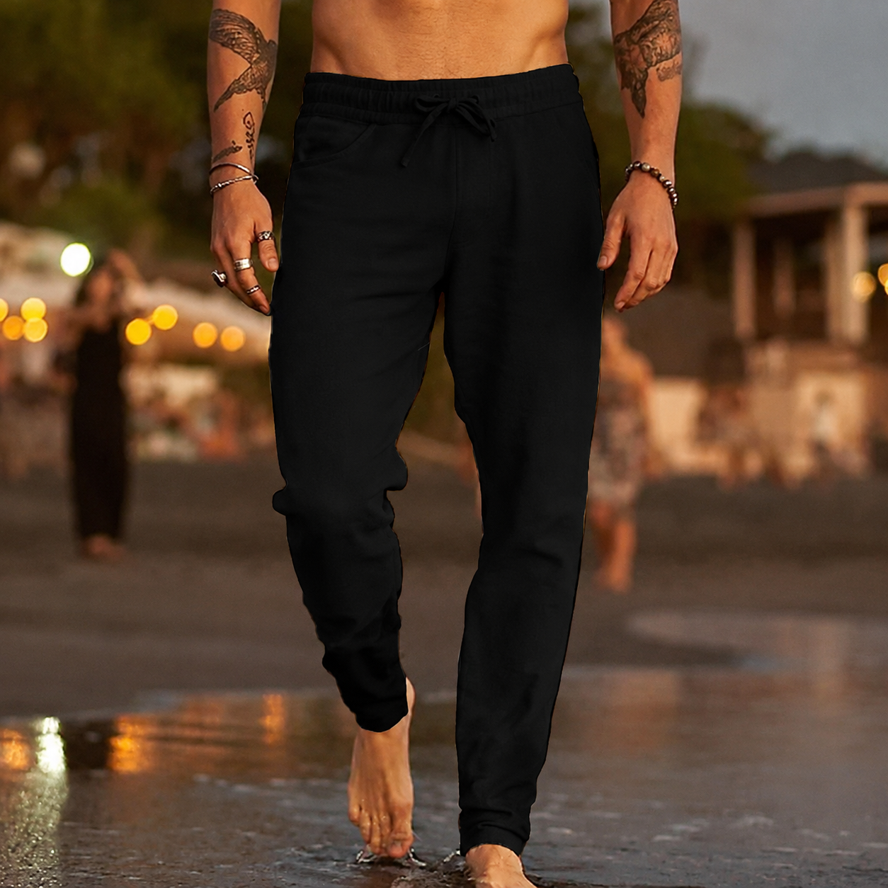 Mateo | Pantalones de Playa de Lino
