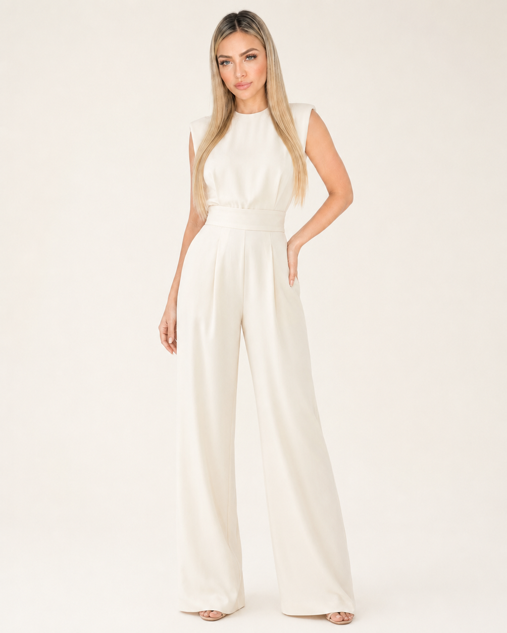 Valeria | Chic Belted Jumpsuit