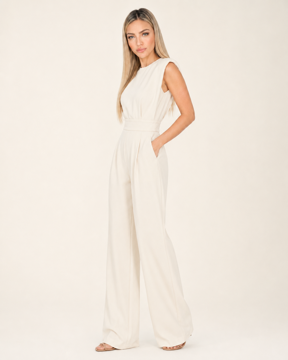 Valeria | Chic Belted Jumpsuit