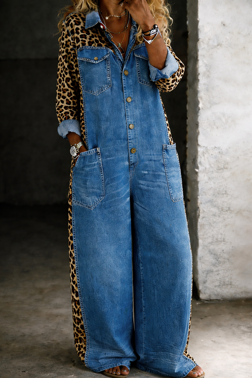 Amanda | Mono entero en denim