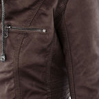 Flavia | Chaqueta de Cuero Robusta y Elegante