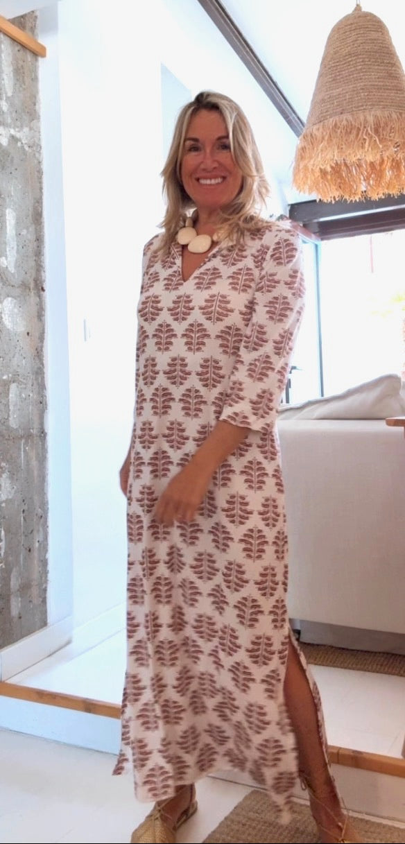 Vestido Alameda marrón