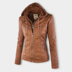 Flavia | Chaqueta de Cuero Robusta y Elegante