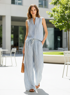 Livia | Conjunto palazzo de rayas