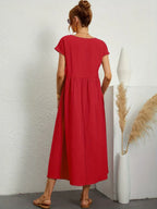 Gabriela | Timeless Flowing Midi Dress