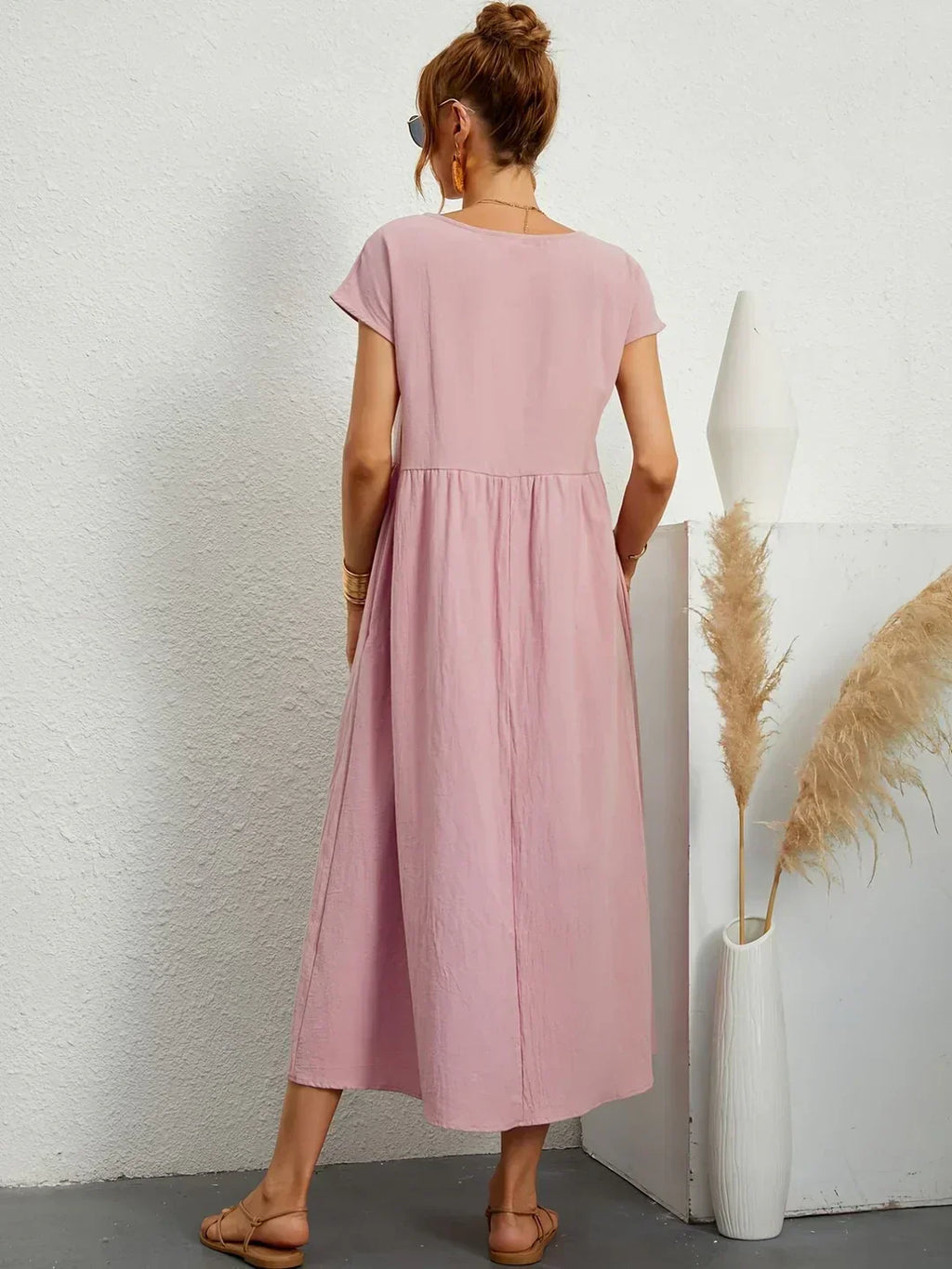 Gabriela | Timeless Flowing Midi Dress
