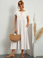 Gabriela | Timeless Flowing Midi Dress