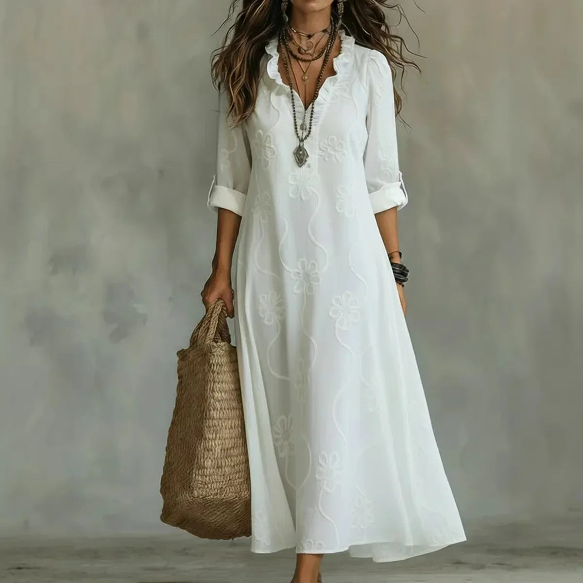 Sienna™ | Vestido de Verano de Flores que Disimula la Barriga