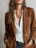 Cristina - Blazer Vintage Marrón