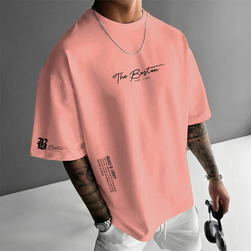 Camiseta Oversize para Hombre – Estilo Urbano, Corte Relajado y Tela Suave Premium