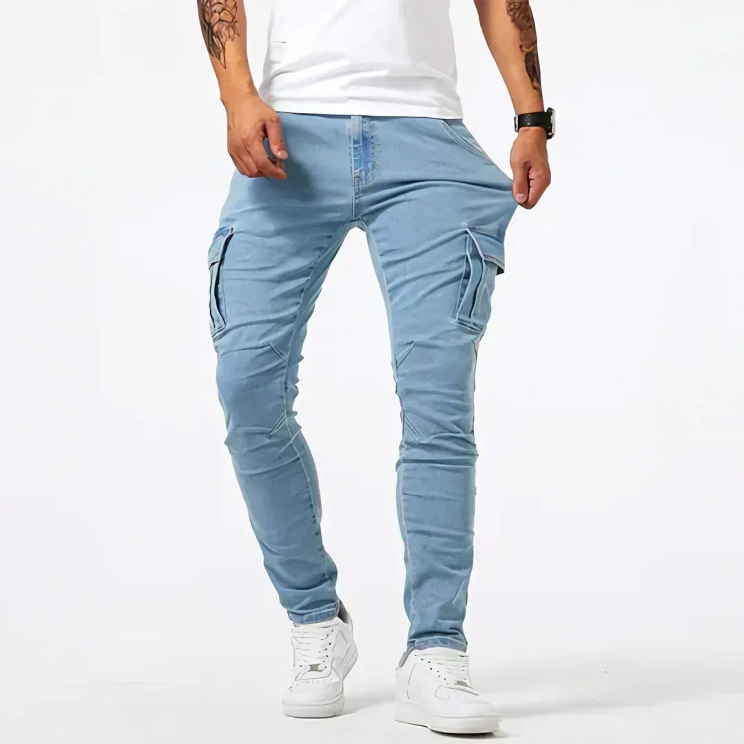 Jean Cargo Moderno para Hombre