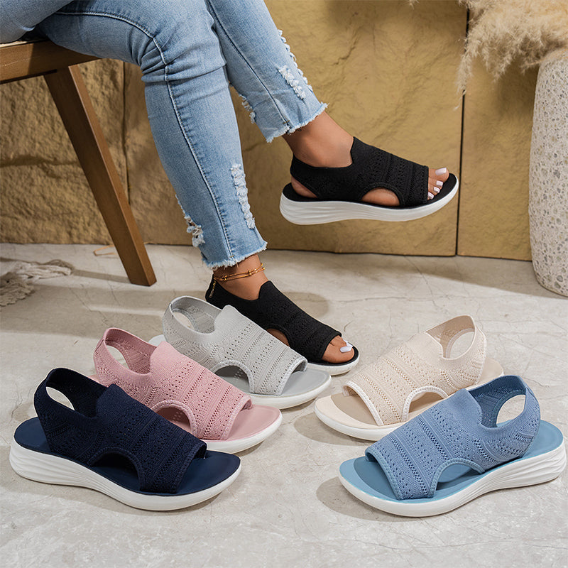 Anne™ | Sandalias con plataforma, de material transpirable para damas