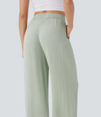 Monroe Wide-Leg Linen Pants