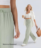 Monroe Wide-Leg Linen Pants