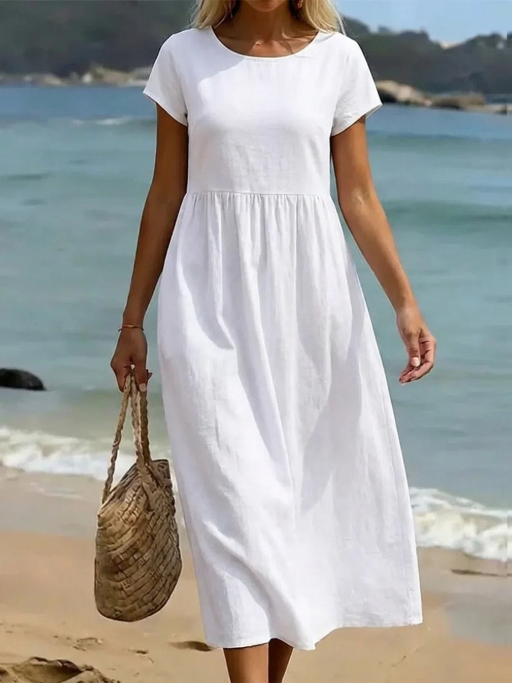 Gabriela | Timeless Flowing Midi Dress