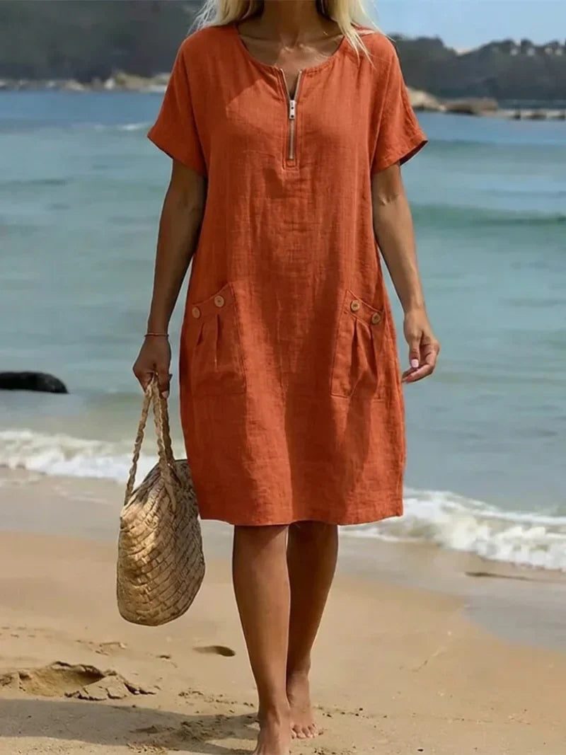 Teresa | Zip-Front Dress
